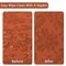 Rectangle Tablecloth - 52 x 70 Inch Rust Cream Spill Wrinkle Proof Damask Table Cloth, Fall, Harvest, Thanksgiving Tablecloths, Soft Polyester Oblong Table Cover for Kitchen Parties